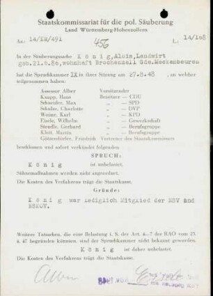 König, Alois