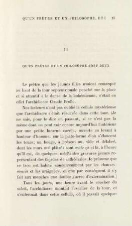 II. Qu'un prêtre et un philosophe sont deux
