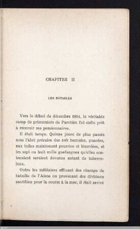 Chapitre II - Les notables