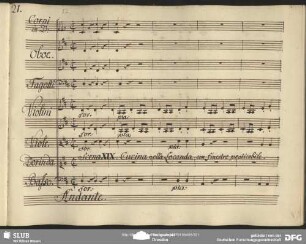 Cavatina: "Ah se il cor di certi tali"