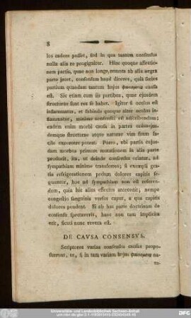 De Causa Consensus.
