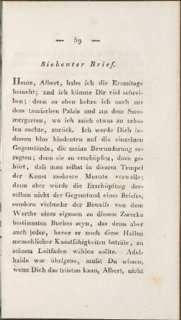 Siebenter Brief.