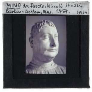 Mino da Fiesole, Bildnis des Niccolò Strozzi