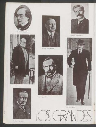 Los grandes políticos ingleses