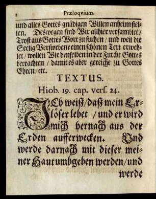 Textus.Hiob. 19. cap. vers. 24.