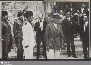 Im August 1931 besuchten Brüning und Curtius auch Rom