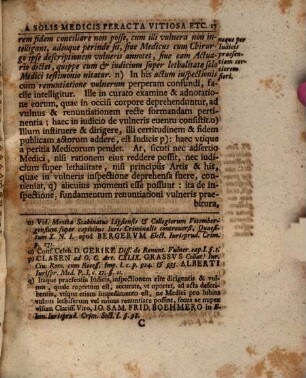 Dissertatio ivris criminalis de inspectione cadaveris occisi a solis medicis peracta vitiosa nec svfficiente ad poenam ordinariam irrogandam