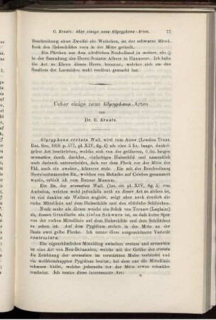 Ueber einige Glycyphana-Arten