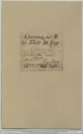 Concertos - Mus.2423-O-13 : ob, strings, bc - d; FaWV L:d2; KünF 17