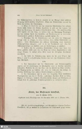 [S. Wasserversorgung. Gasbeleuchtung]