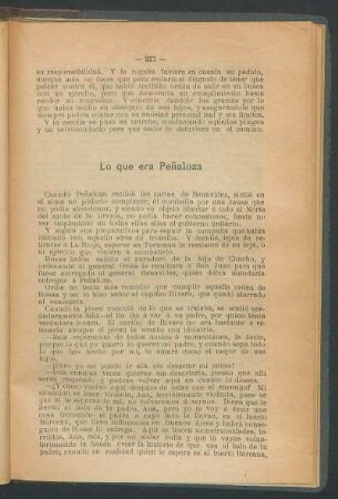Lo que era Peñaloza