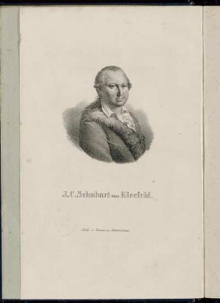 J. C. Schubart von Kleefeld.