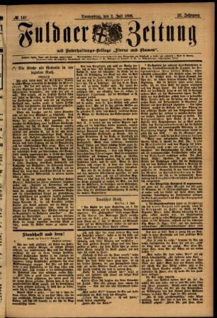 Ausgabe vom Donnerstag, den 02. Juli 1896.