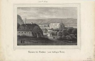 Ansicht der Ruinen des Klosters zum Heiligen Kreuz in Meißen, Lithographie, 1836 : Ruinen des Klosters zum Heiligen Kreuz. - [Dresden] : [Pietzsch] , [1836]. - 1 Kunstblatt : Lithogr. ; 17 x 11cm