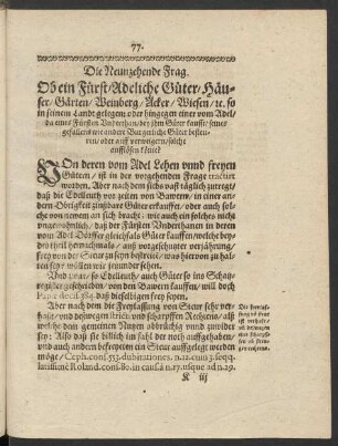 Die Neunzehende Frag.