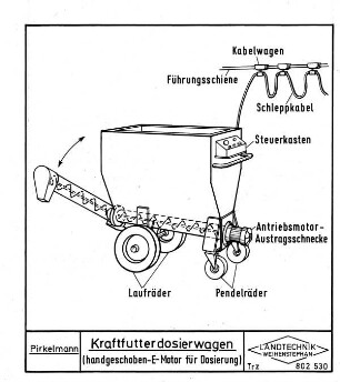 Kraftfutterdosierwagen
