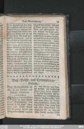 Buß- Beicht- und Communion-Gebete.