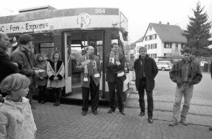 Freiburg im Breisgau: Vorstellung der SC Freiburg-Tram