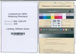 Entnazifizierung Wilhelm Anton Loesing , geb. 22.07.1878 (Geschaeftsfuehrer)