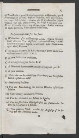Scriptiunculae meae fere hae sunt: