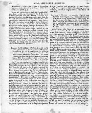 Flügel, J. G.: A complete English and German Phraseologie. Leipzig: Hinrichs 1832