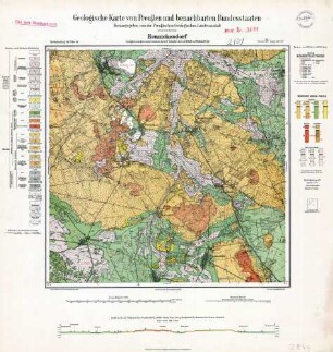 [3844] Hennickendorf, Geologische Karte von Preußen und benachbarten Bundesstaaten