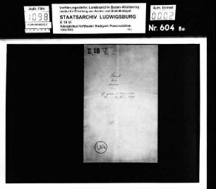Pacal, Karl; Chorsänger; ausgesch.: 1899