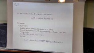 Theta series, infinite rank Hermitian vector bundles, Diophantine algebraization (Part 1)