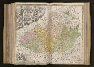 Tabula Generalis Marchionatus Moraviæ In Sex Circulos Divisæ