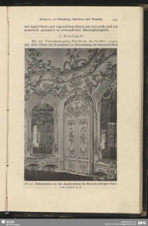 Rokokosalon in der Amalienburg im Nymphenburger Park