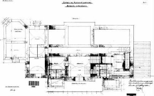 Boxberg-Wölchingen: Empfangsgebäude Grundriss Untergeschoß
