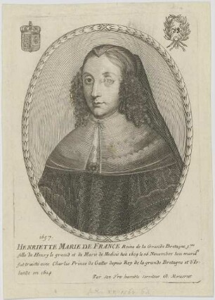 Bildnis der Henriette Marie de France