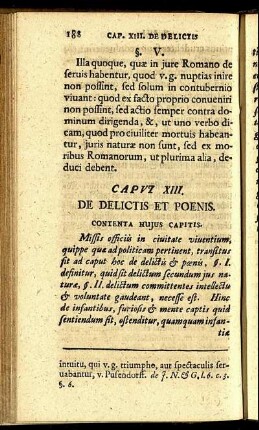 Caput XIII. De Delictis Et Poenis.