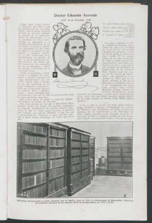 Doctor Eduardo Acevedo [1815 - 10 de Setiembre - 1915]