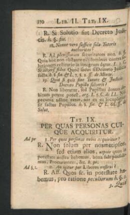 Tit. IX. Per Quas Personas Cuique Acquiritur