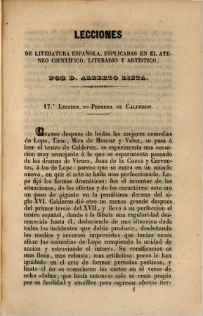 Lecciones de literatura española : esplicadas en el Ateneo científico, literario y artístico. 2