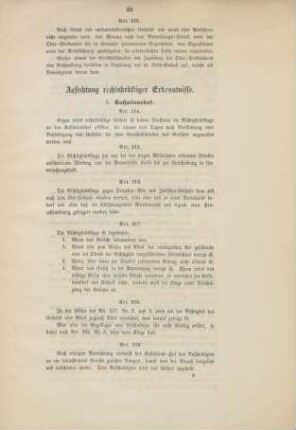 Anfechtung rechtskräftiger Erkenntnisse