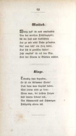 Klage.
