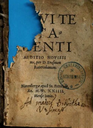Novi testamenti aeditio novissima