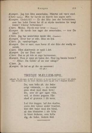 Tredje Mællem-Spil.