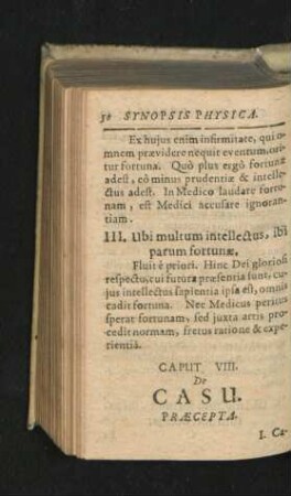 Caput VIII. De Casu.
