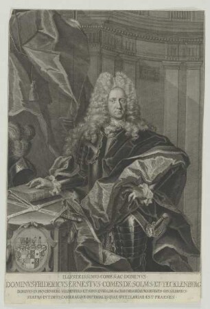 Bildnis des Fridericvs Ernestvs de Solms et Tecklenbvrg