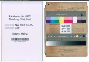 Entnazifizierung Heinz Staeck , geb. 29.08.1902 (Polizeibeamter)