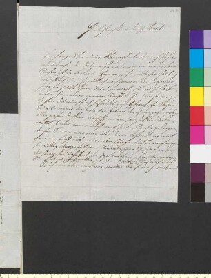 Brief von Reichardt, Johann Friedrich an Goethe, Johann Wolfgang von