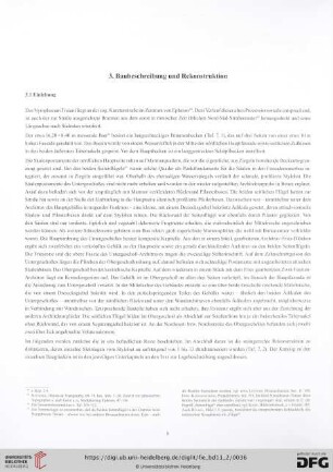 3. Baubeschreibung und Rekonstruktion