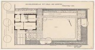 Bebauung des Gaustadter Hanges, Bamberg: Pflanzplan Einzelparzelle 1:50