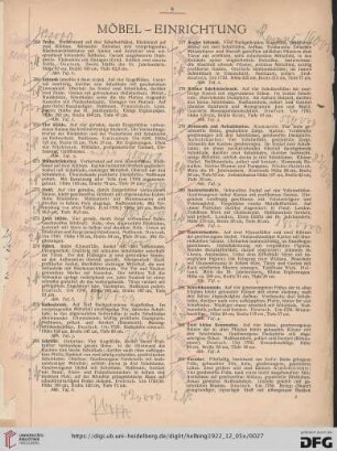Möbel-Einrichtung (Nr. 268-350)