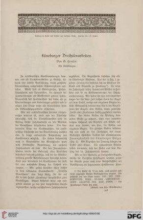 Lüneburger Drechslerarbeiten