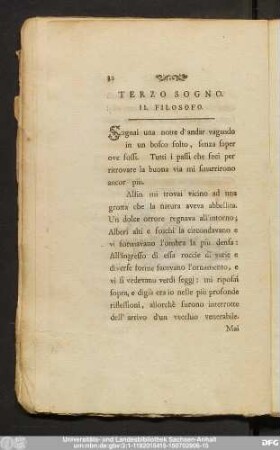 Terzo Sogno Il Filosofo.