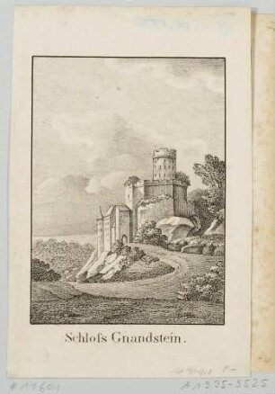 Die Burg Gnandstein (Kohren-Sahlis-Gnandstein) südlich von Frohburg